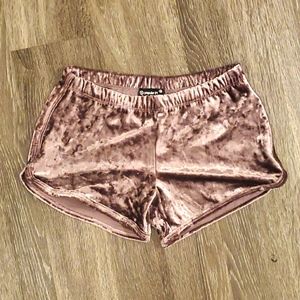 Velvet Spandex Booty Shorts